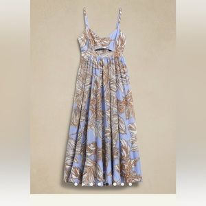 NWT Banana Republic size 14 ISA cotton silk dress